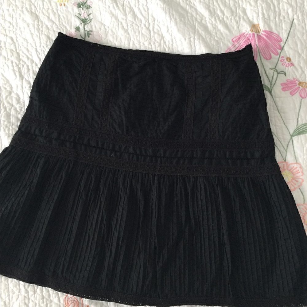 Inc Sz 10 black skirt, super BOHO